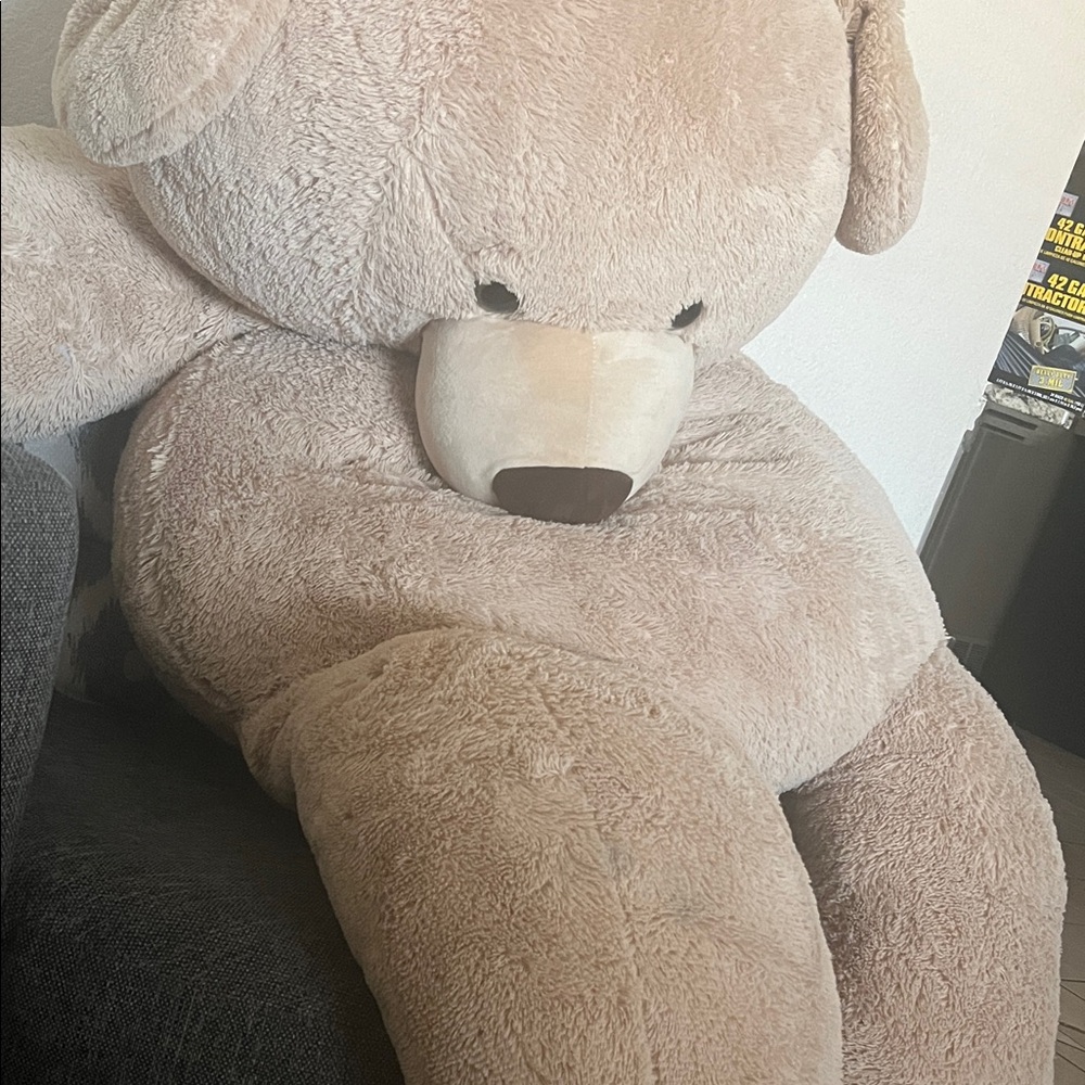 Plush Tan Teddy Bear Comforter